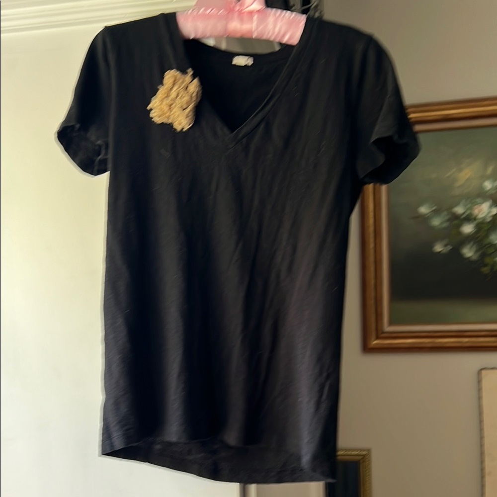 J. Crew Factory Black Short Sleeve T-Shirt